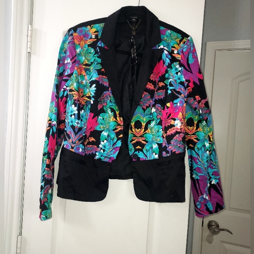 NICOLE MILLER FLORAL WOMEN JACKET - Picture 2 of 3